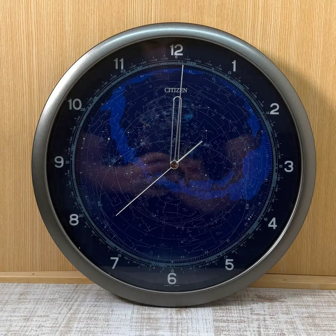 レア！CITIZENシチズン掛け時計 4MY602-0 コスモサイン 天体！美品 CITIZEN シチズン コスモサイン M602 4MY602 天体観測 壁掛け