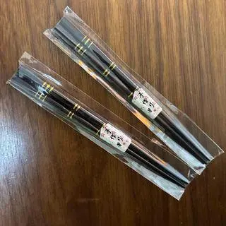 Thumbnail of Black wooden children's chopsticks