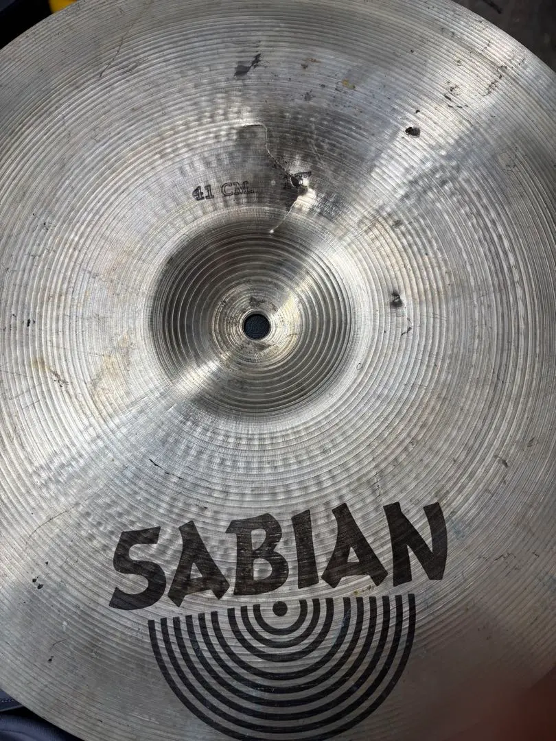 ジャンク Sabian AA シリーズ 16インチ METAL-X CRASH 楽器 音楽 シンバル K4215651
