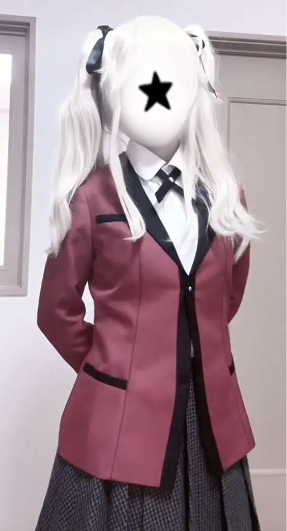 賭ケグルイ 早乙女芽亜里 コスプレ 衣装  制服 ウィッグ フルセット ウィッグ付き 賭ケグルイ 早乙女 芽亜里 メアリ 風 制服