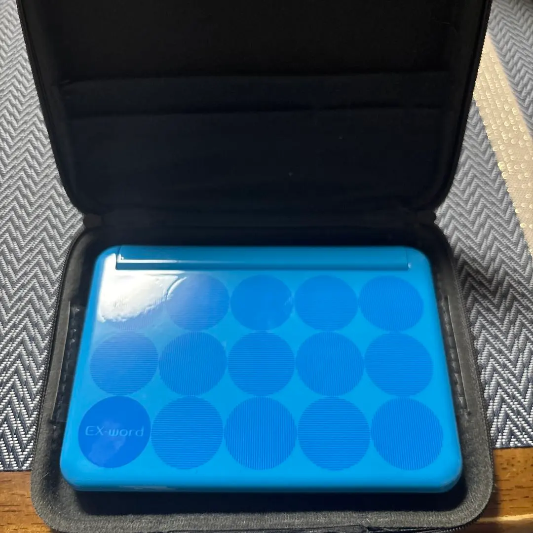 CASIO EX-word 藍色 電子辭典 附帶收納盒 的縮圖