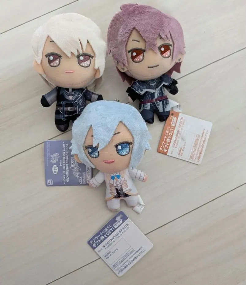 Thumbnail of Idolish7 Kira-Doru Plushies: Tamaki Yotsuba, Minami Natsume, Torao Mido