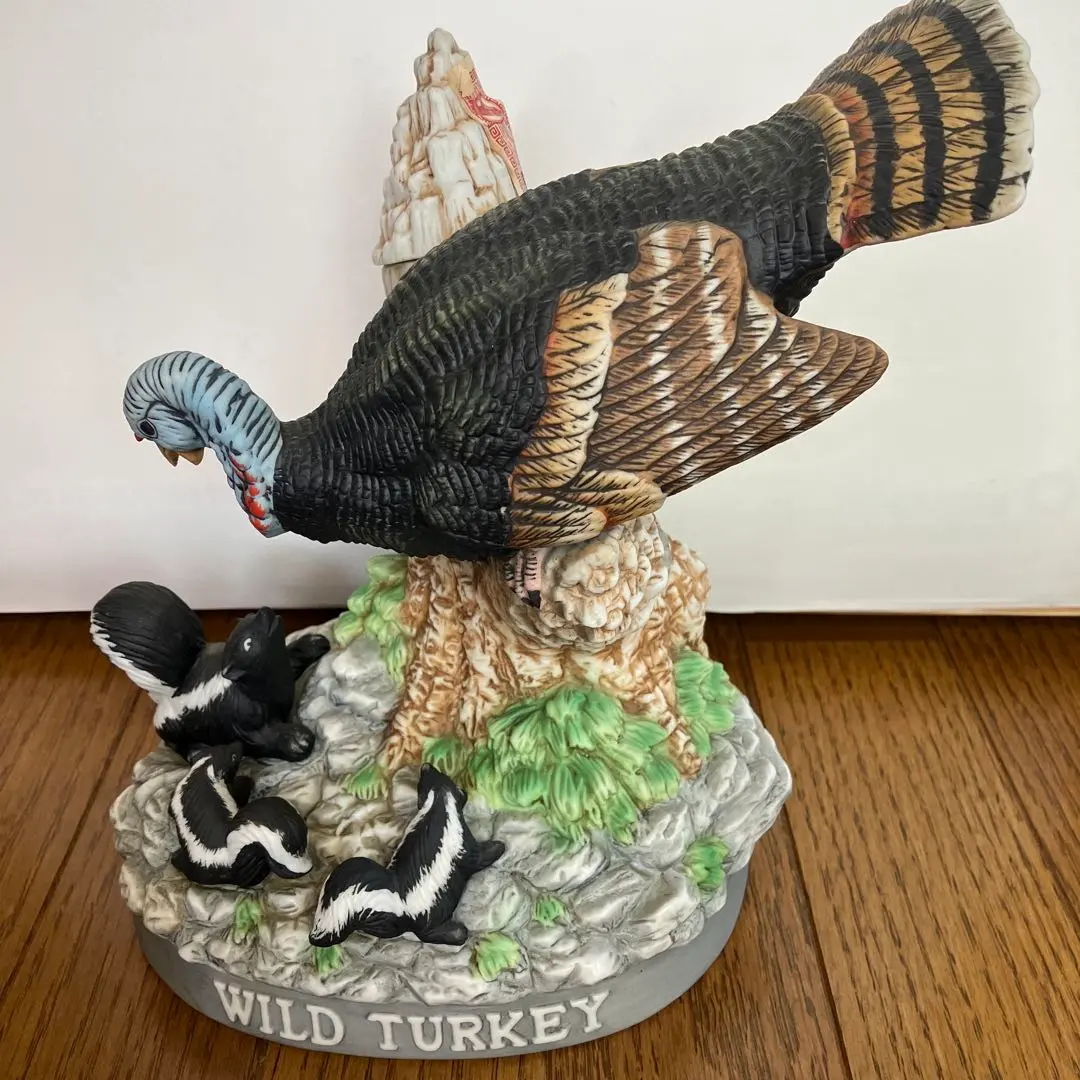WILD TURKEY　ワイルドターキー　陶器ボトル　七面鳥と子熊　中身無し Yahoo!オークション -「ワイルドターキー陶器ボトル」の落札相場