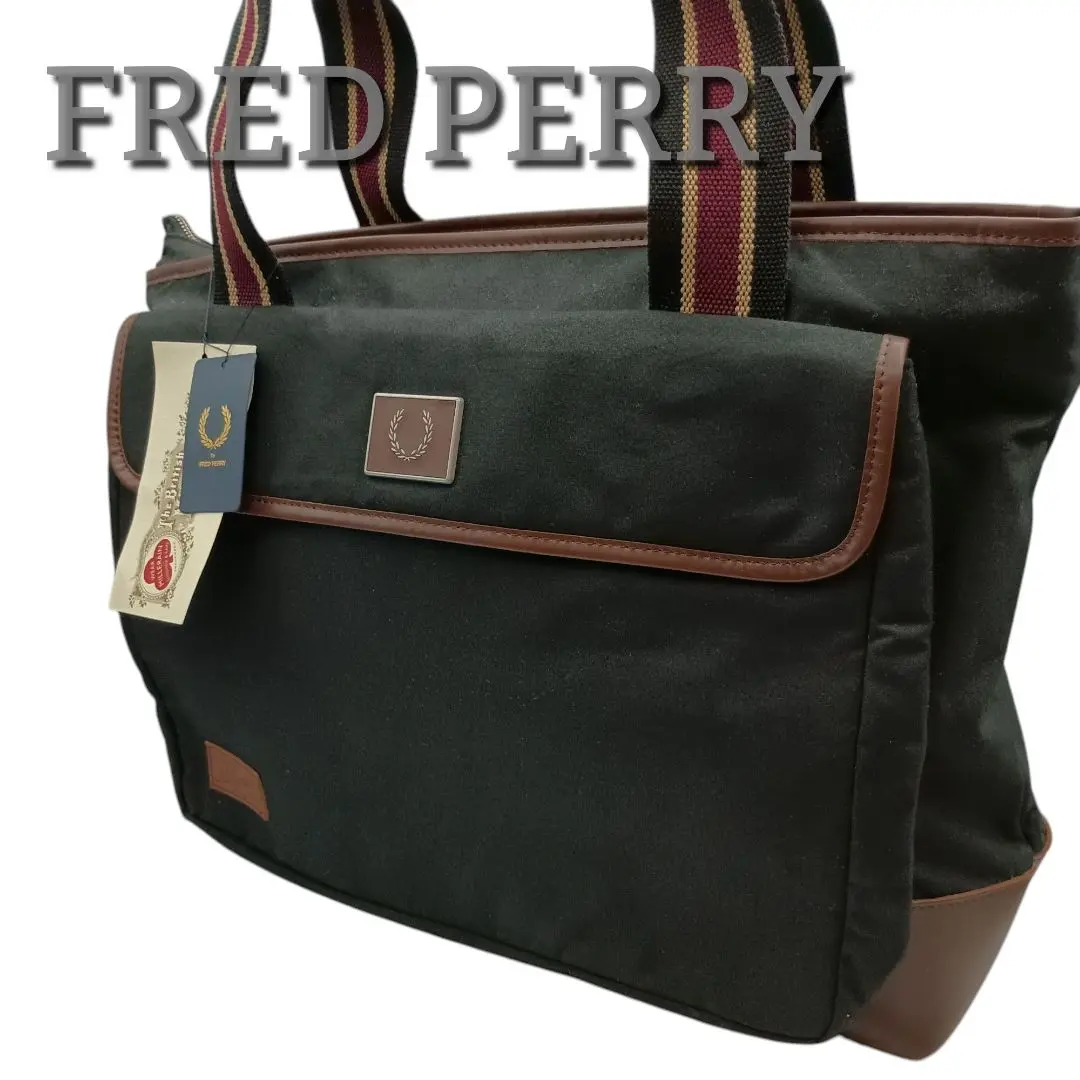 FRED PERRY MILLERAINコラボ トートバッグ　フレッドペリー　黒 2025年最新】フレッドペリー カラー：ブラック系 トートバッグの