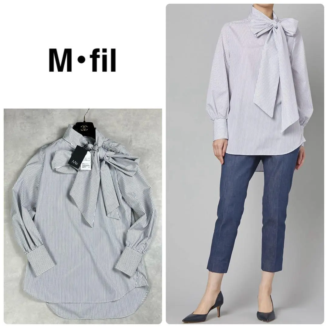 ☆新品未使用タグ付 Mfil ミカコナカムラ Tシャツ カットソー 40