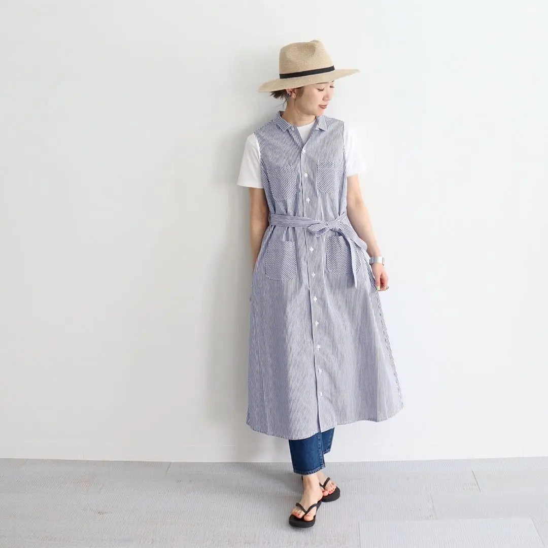 6/7迄　新品ENGINEERED GARMENTS ロングワンピース Women's Engineered Garments / Sun Dress | Dresswell（ドレス