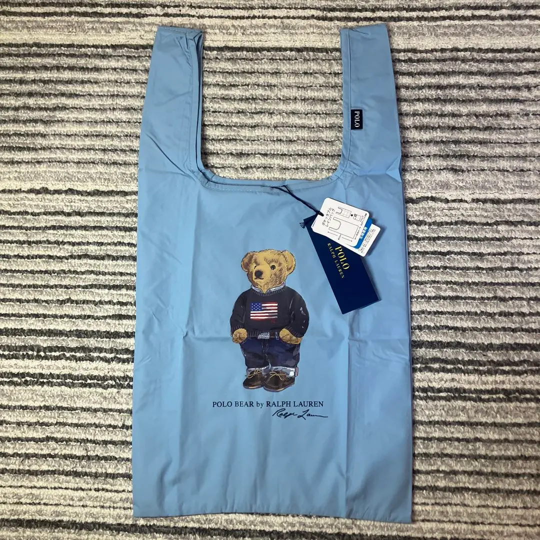 Polo by Ralph Lauren エコバッグ 2個セット(未開封) ポロ ラルフローレン 新品タグ付き 未開封 ポロベア刺繍付 保冷
