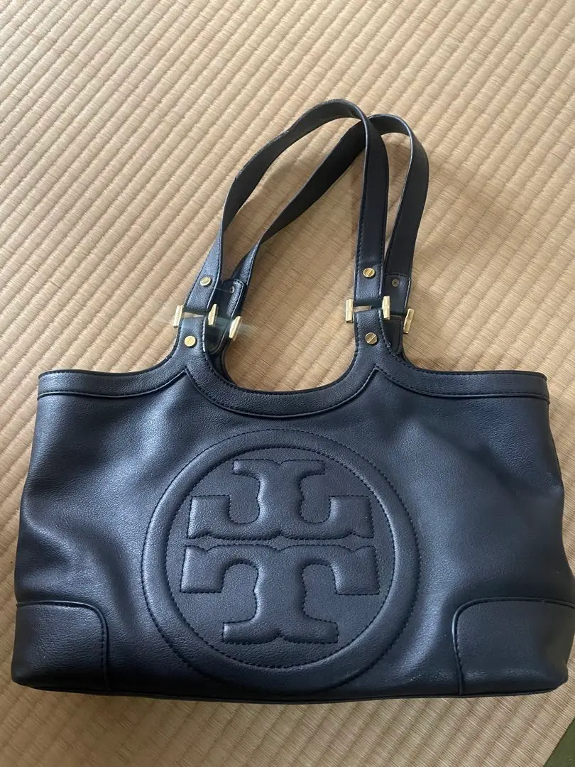 湯麗·柏琦 黑色手提包 的縮圖