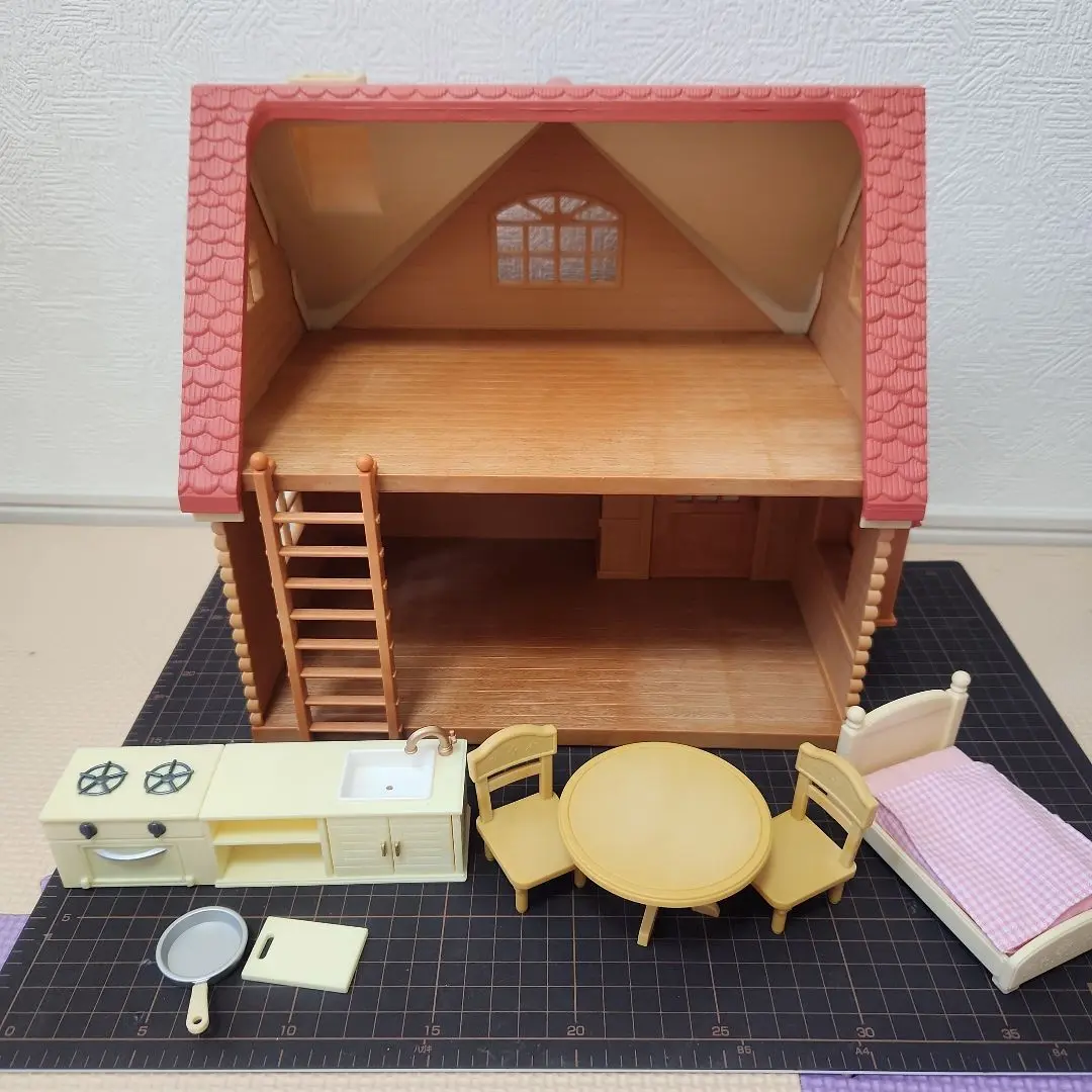 未使用品】シルバニアファミリー 1987年 エポック社 スキップボックス 物臭