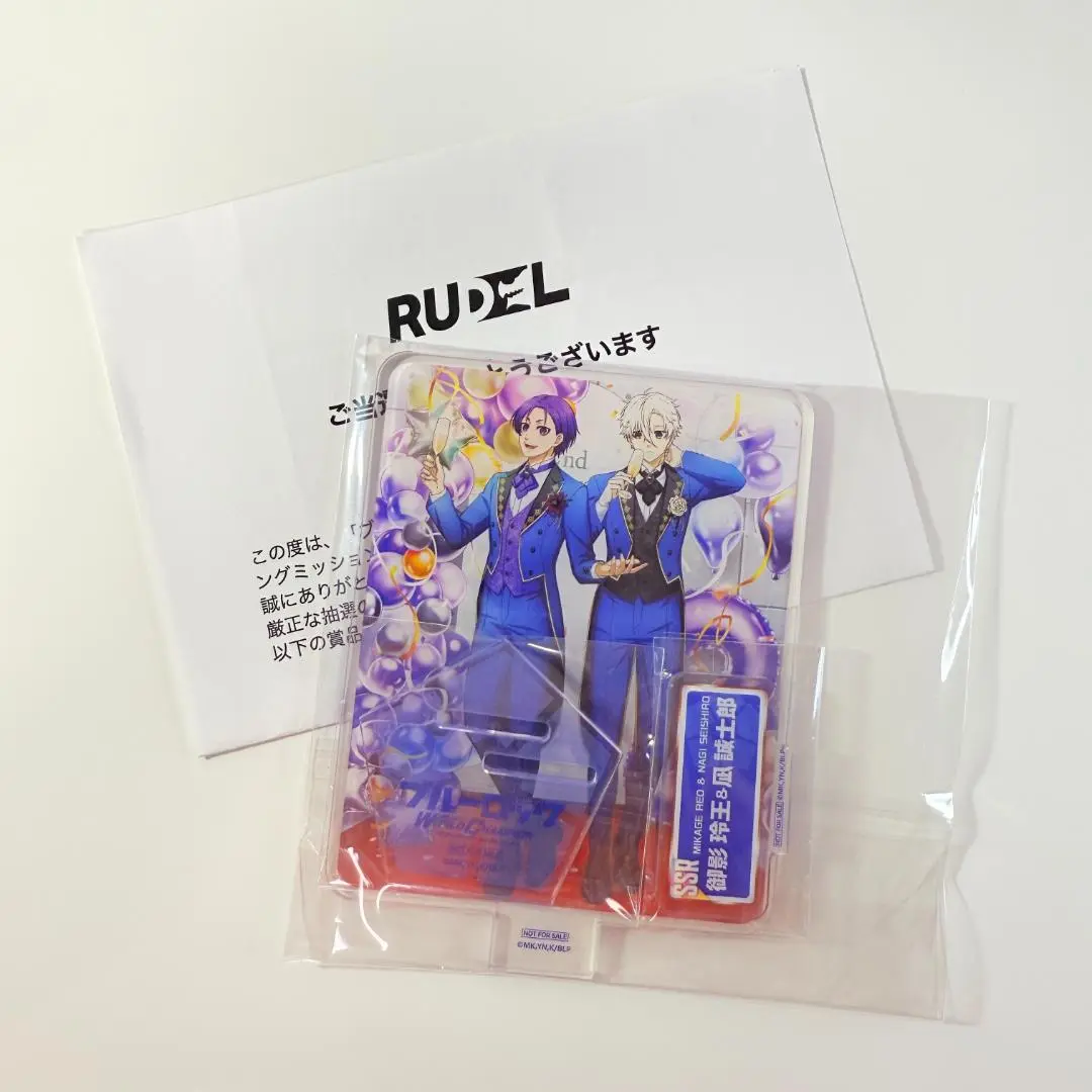 ブルーロックpwc限定クリスマス凪&玲王アクスタ+トレカセット 凪誠士郎＆御影玲王 クリスマス限定アクリルスタンド