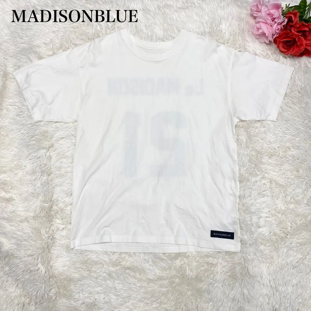 MADISONBLUE NUMBERING Tシャツ　半袖　綿　S NUMBERRING TEE LE MADISON | ALL | MADISONBLUE