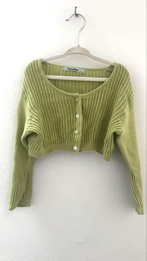 Thumbnail of Familiar Cardigan, Size 110, Light Green