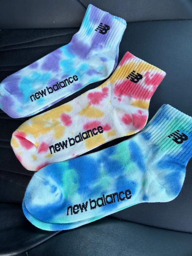 Thumbnail of New Balance Socks, New, Set of 3, 25-27cm, NB, Tie-dye Pattern, Socks