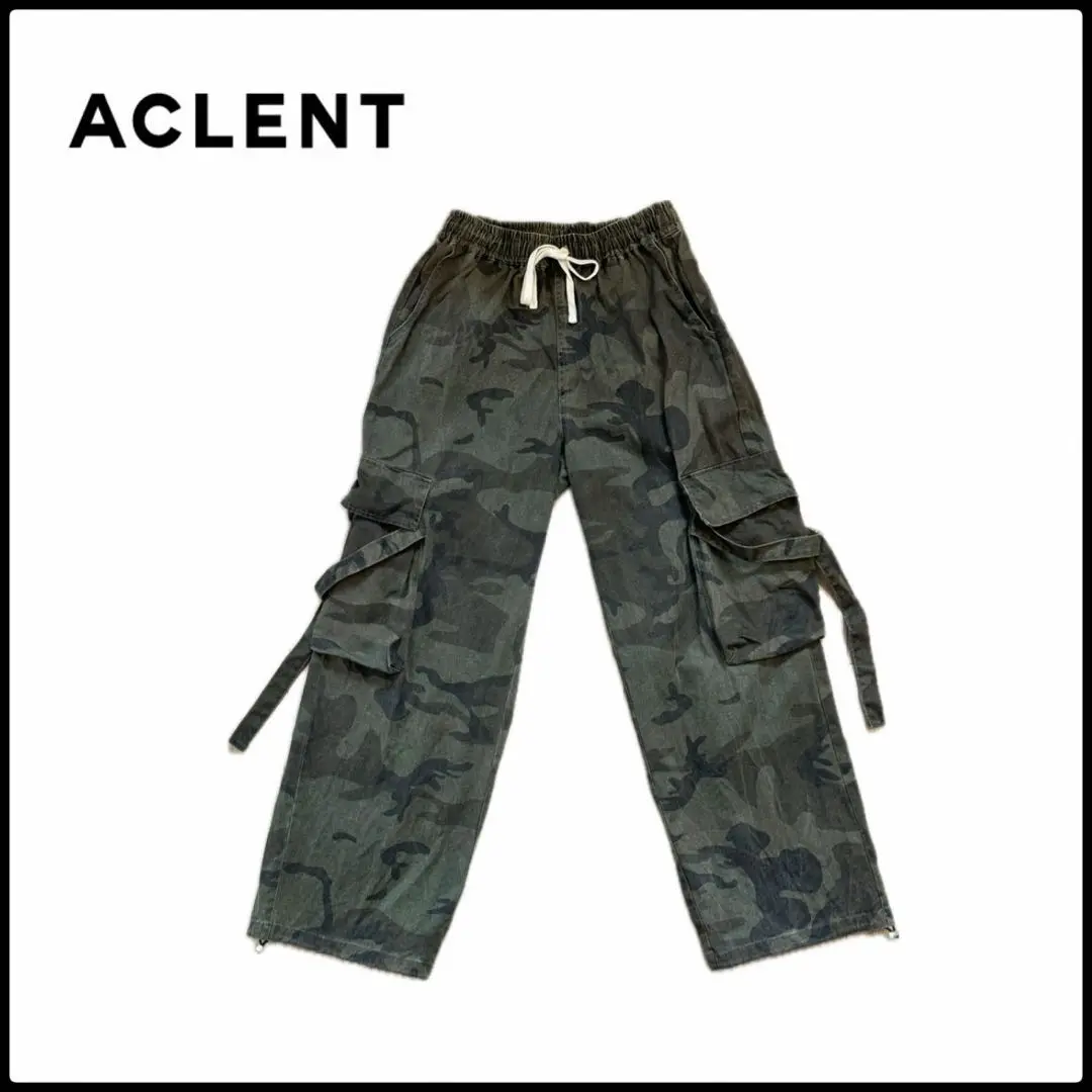 aclent ルーズカモカーゴパンツ
