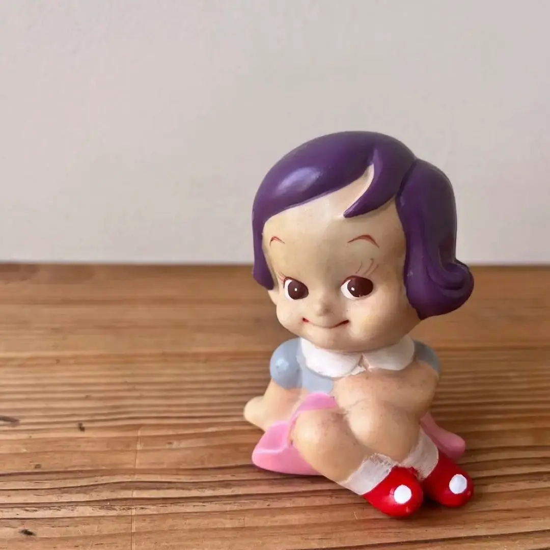 希少　昭和レトロ　かんぎん　のばらちゃん　貯金箱 のばらちゃん×第一勧業銀行 かんぎん 当時物 ソフビ貯金箱