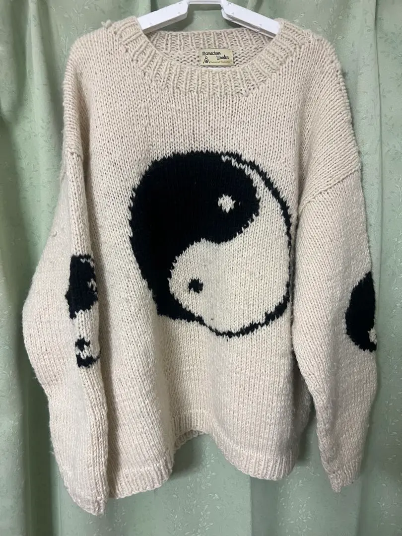 【美品】 希少 マクマーンウーレン フラワー ニット セーター ウール 花柄 美品】 希少 マクマーンウーレン フラワー ニット セーター