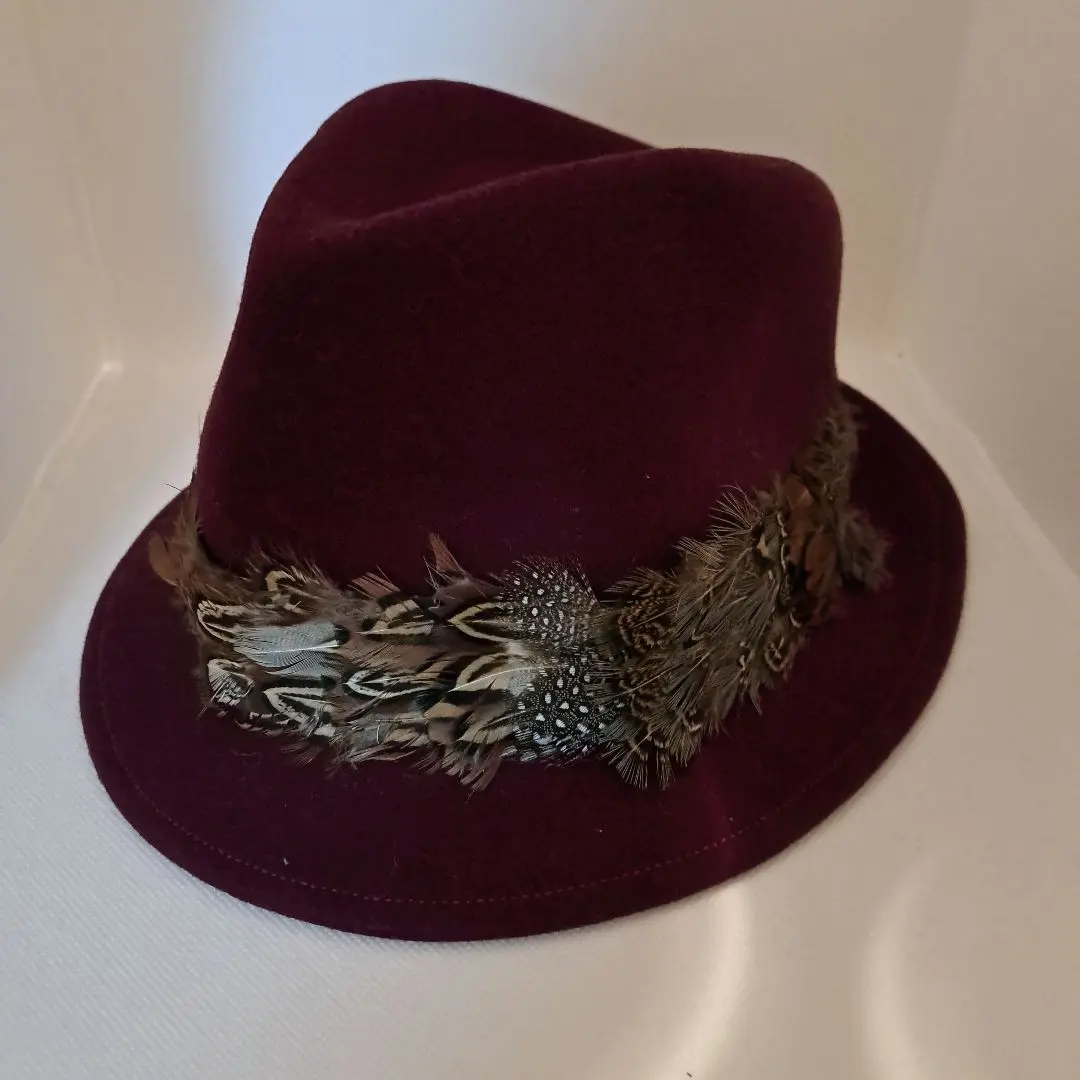 極美品 メイキンスハット MAKINS HAT 中折れハット 高級 極美品 メイキンスハット MAKINS HAT 中折れハット 高級