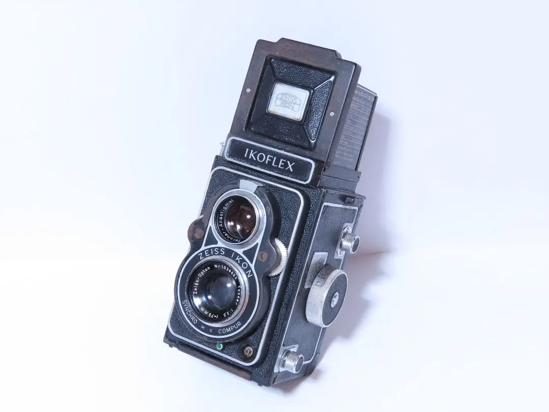アンティークツアィスイコふのIＫＯＦＬＥＸ二眼レフ中判フィルムカメラ新古近完動品 ツァイスイコン2眼レフカメラ｜カメラ買取・販売専門店のナニワ