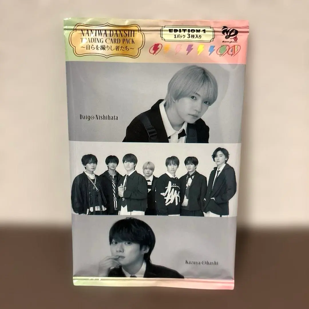 Thumbnail of New, unopened Naniwa Danshi trading card: Asymmetry / Black Nightmare