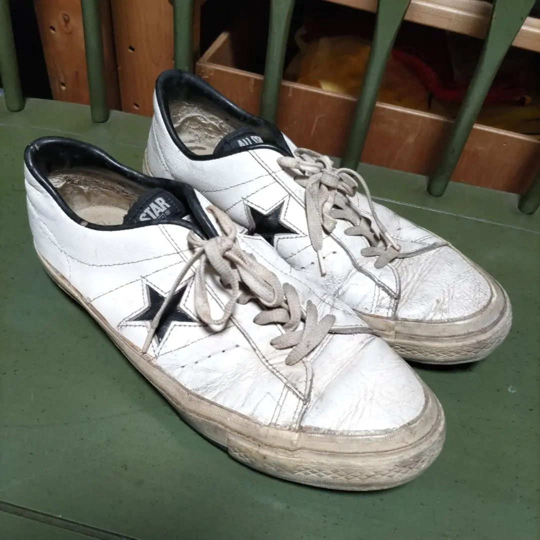 Thumbnail of Converse Leather "One Star," produced only for two years from 1974 to 1975.