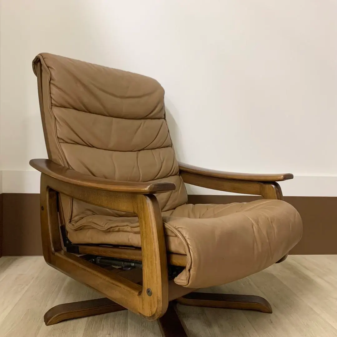 展示品　フジファニチア　オーク材　ラウンジチェア　シングルソファ　北欧 展示品 フジファニチア オーク材 ラウンジチェア シングルソファ