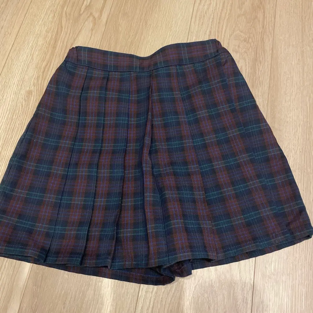 Thumbnail of Checkered Skirt-Look Shorts - UNIQLO 130