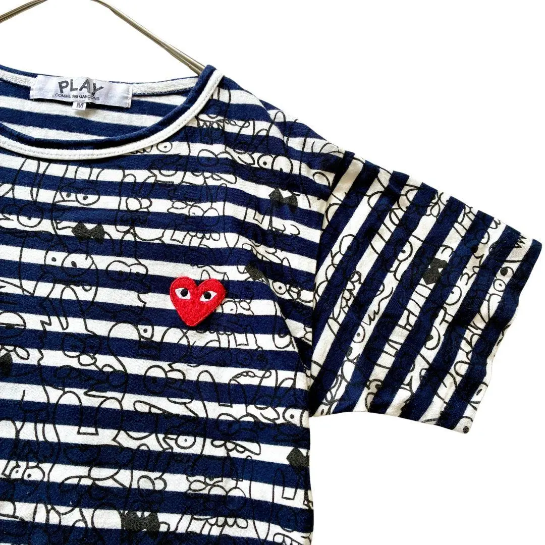 PLAY COMME des GARCONS ボーダー 半袖Tシャツ 2025年最新】PLAY COMME des GARCONS 柄・デザイン：ボーダー