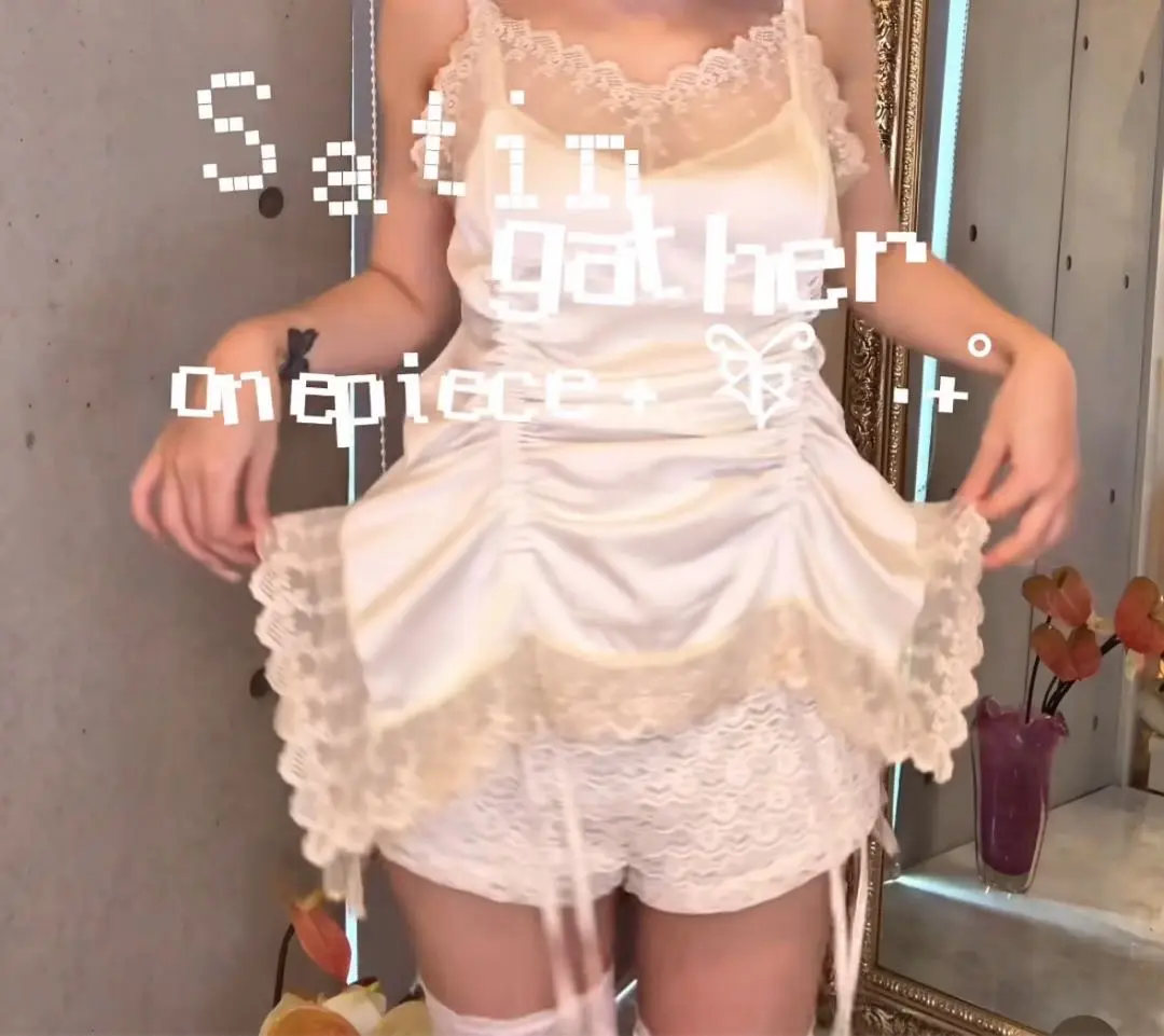 お値下げしました】PELLICULE chiffon gather cami