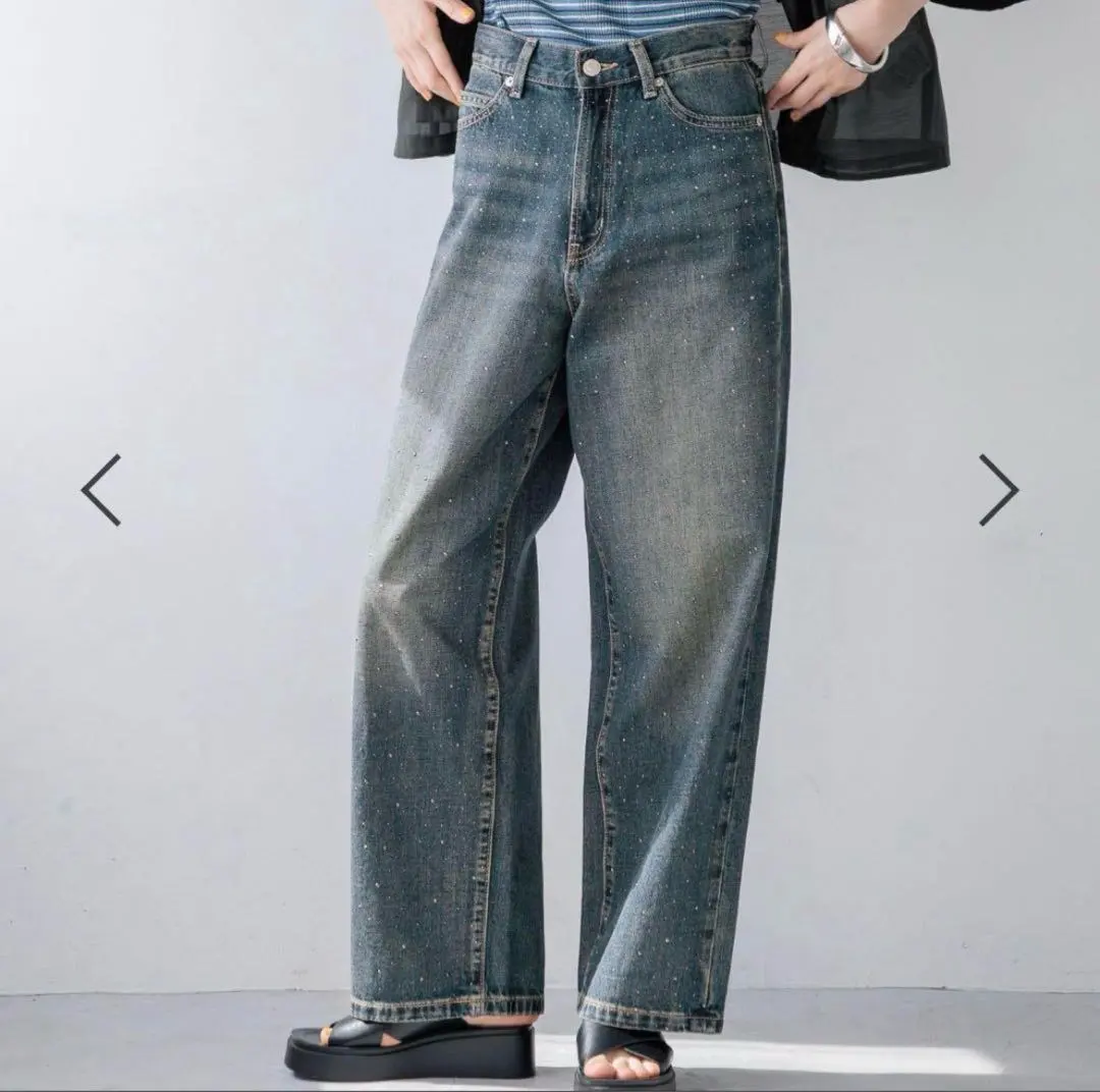 Thumbnail of Final Price Reduction: LOWRYS FARM Bejeweled Denim Pants