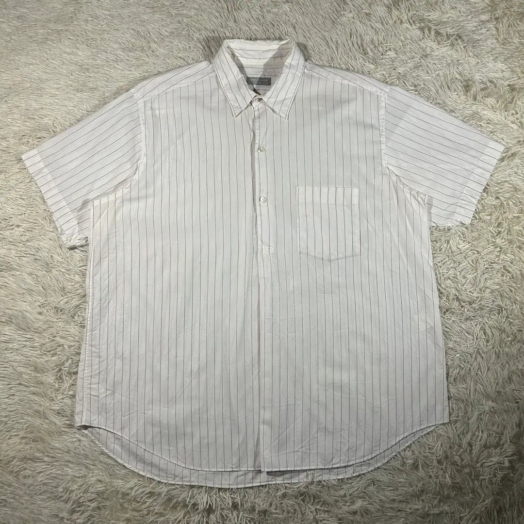 田中オム COMME des GARCONS HOMME 半袖開襟シャツ COMME des GARCONS HOMME 90's 田中オム でかボタン 開襟シャツ | Pay ID