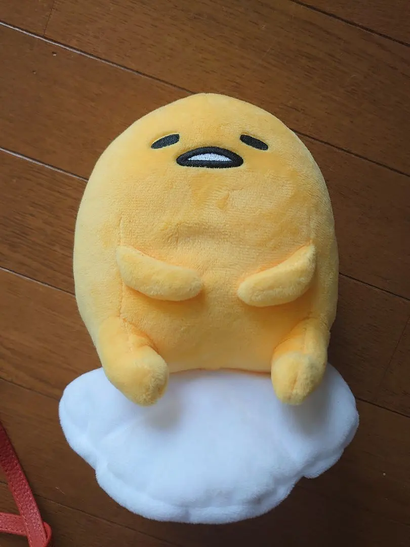 Thumbnail of Gudetama plush toy, egg-shaped