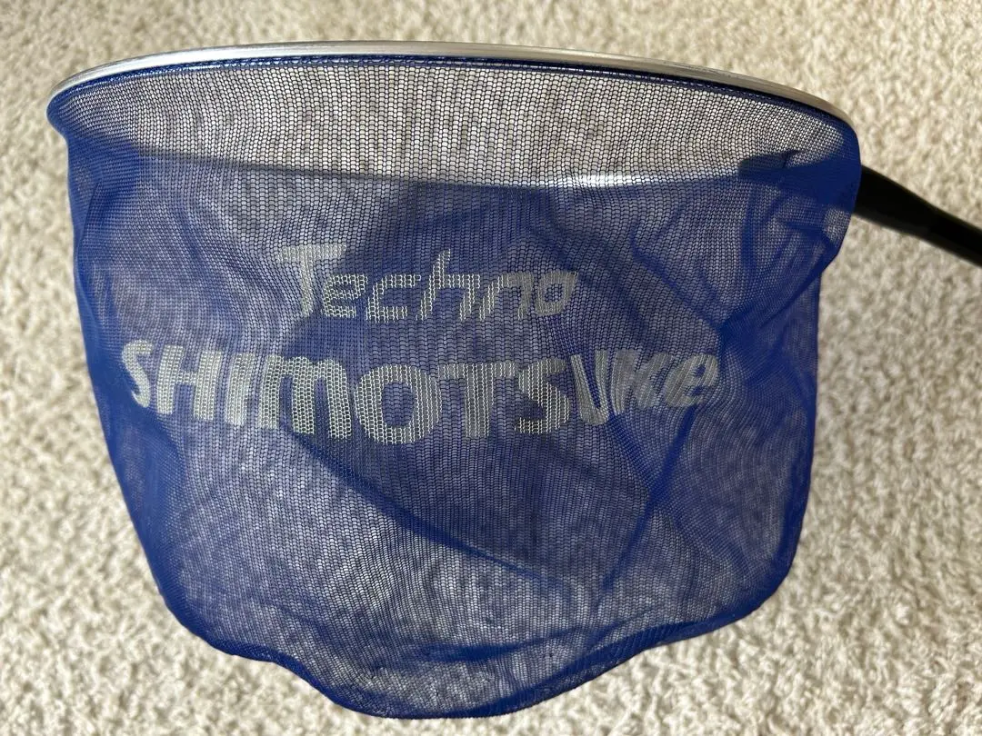 シモツケ鮎タモ テクノメッシュ38センチ 新品未使用 鮎釣り用品ニューアイテム/タモ/○2024 MJB 鮎手網テクノソフト 38MS