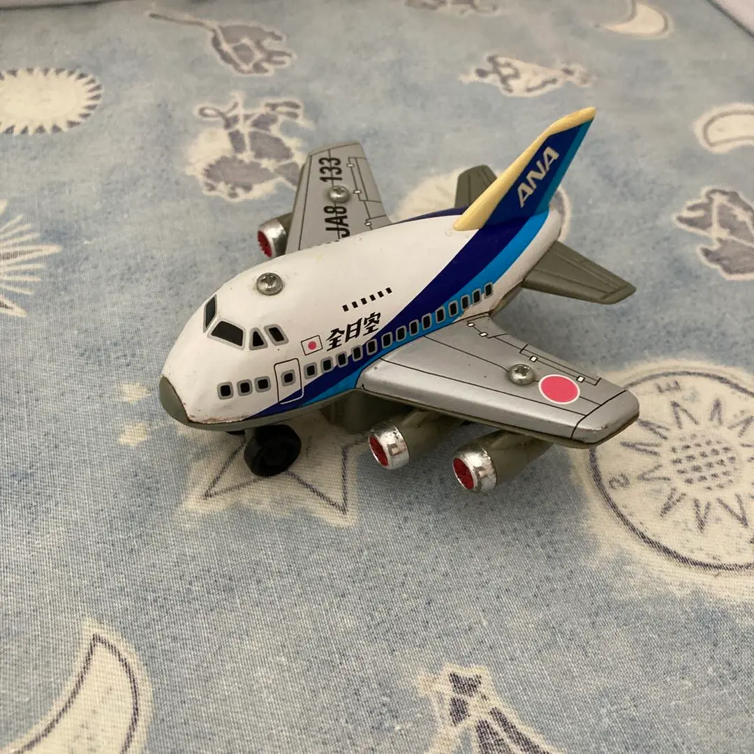昭和レトロ アサヒ 巨大 全日空 JA8502 ブリキ ATC アサヒ玩具 全日空 ALL NIPPON AIRWAYS JA8502 当時物 大型