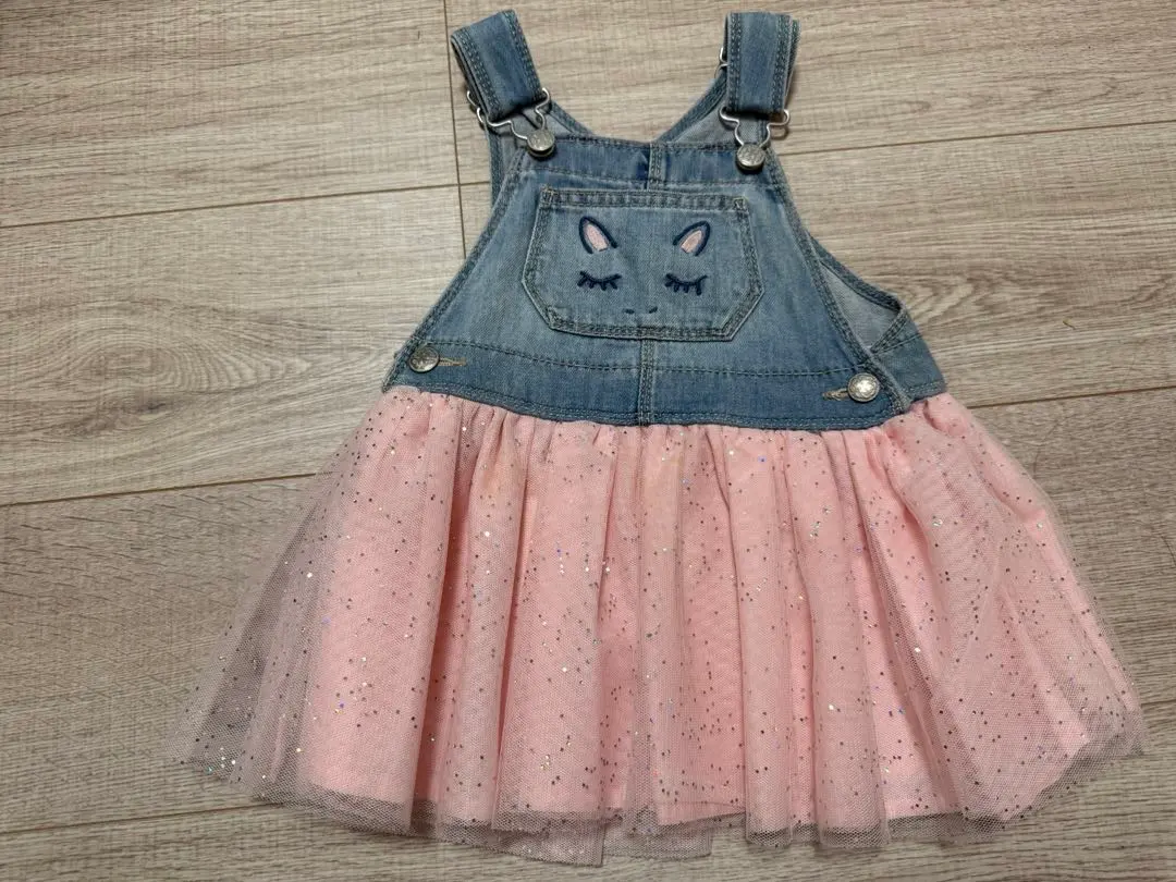 Thumbnail of OshKosh Unicorn Denim Jumper Skirt 18m