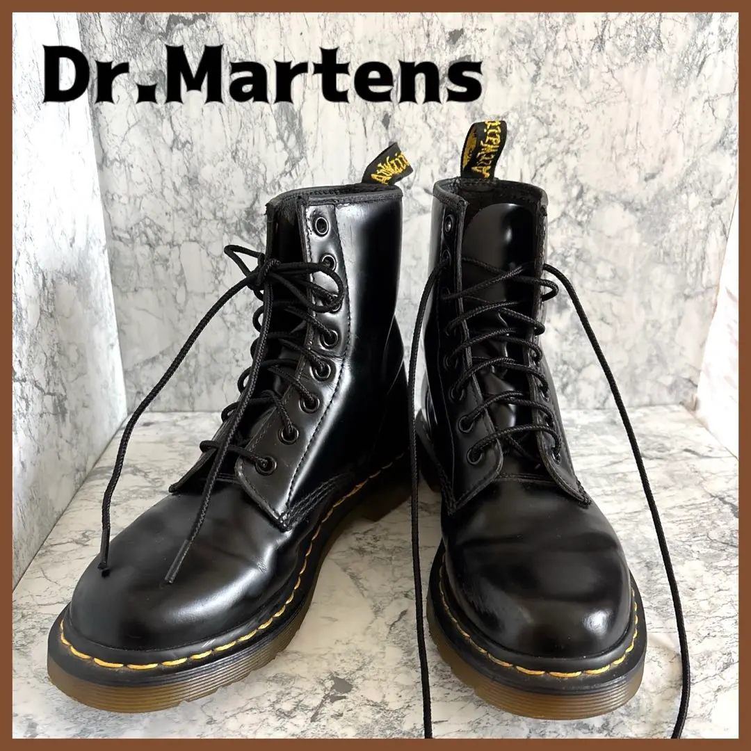 Dr. Martens 馬汀大夫 8 孔 UK5 (24.0cm) 黑色 的縮圖