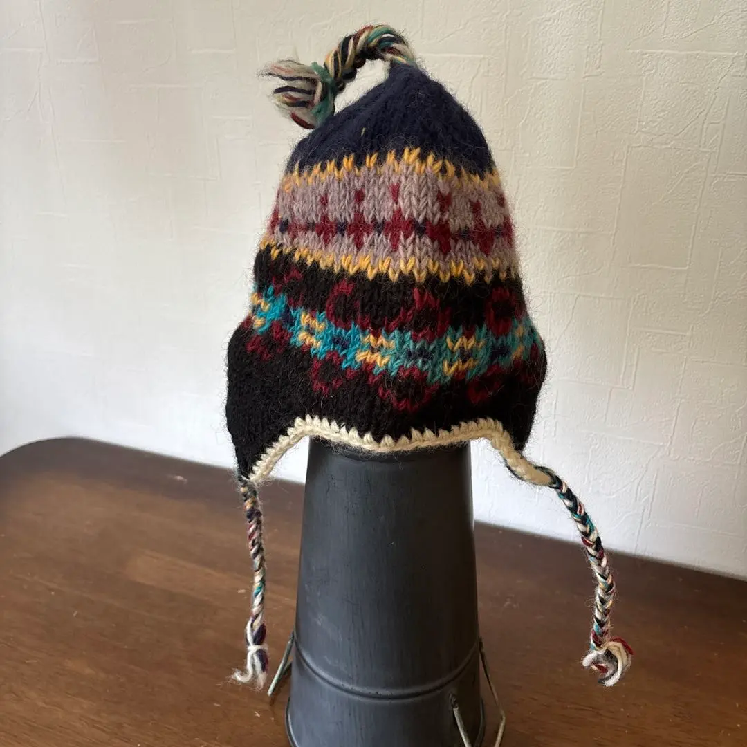 提洛爾風毛線帽 的縮圖