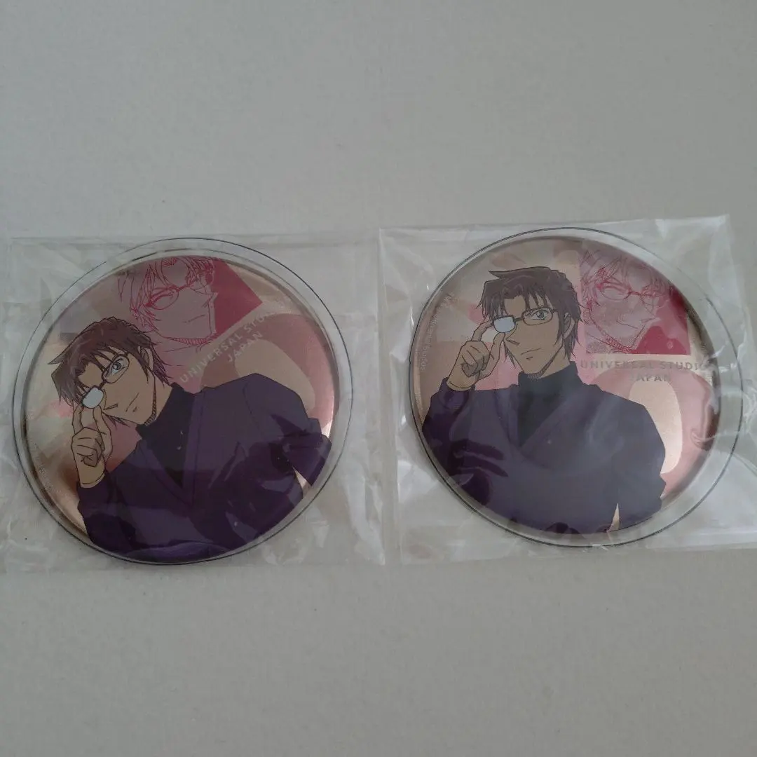 Thumbnail of USJ Detective Conan Collectible Can Badges - Subaru Okiya, 2 pieces