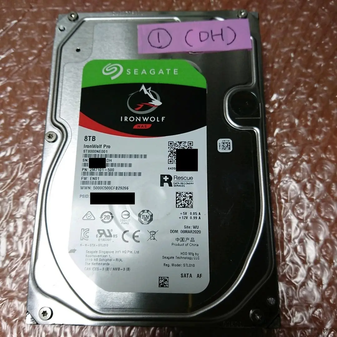 Seagate IronWolf 8TB HDD 3.5インチ　中古　箱はpro Amazon.com: Seagate IronWolf Pro 8TB NAS Internal Hard Drive