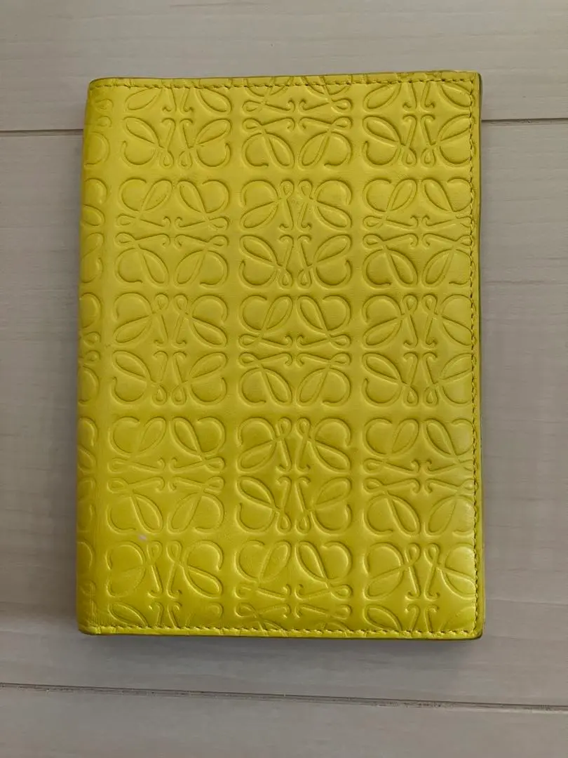 ■新品未使用 超稀少■ロエベ リネン パスポートケース パスポートカバー タン □新品未使用 超稀少□ロエベ リネン パスポートケース