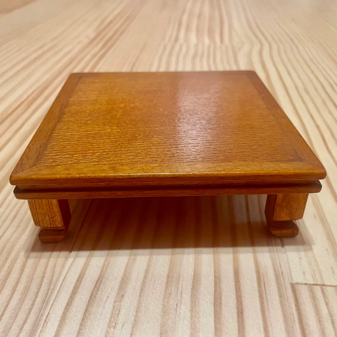 Thumbnail of Handmade Wooden Square Display Object New Unused Anonymous Delivery Popular