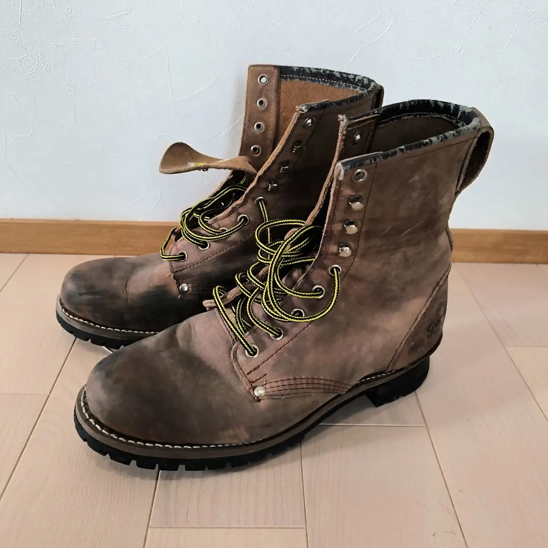 Gorilla スチールトゥ エンジニアブーツ 〓gorilla SHOE〓 VINTAGE BLACK エンジニア ブーツ - メルカリ