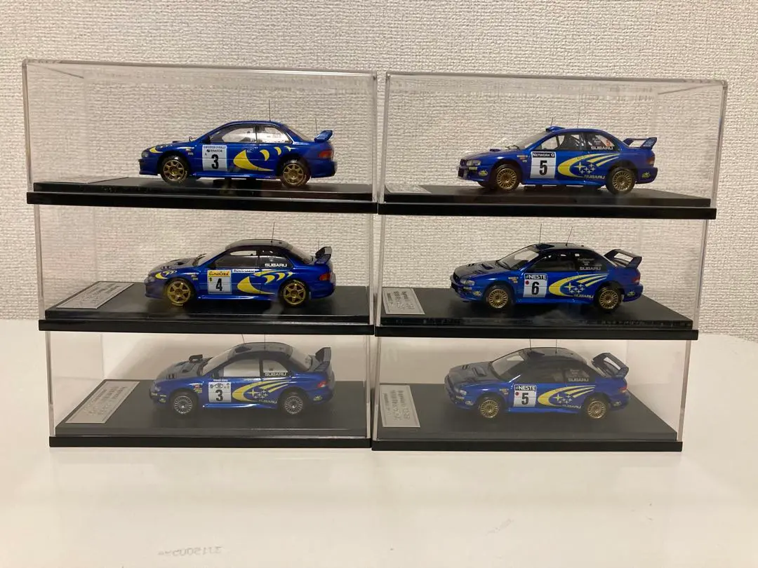 大割引 廃盤hpiRacing 1/43 スバル 6台セット ミニカー インプレッサ ミニカー