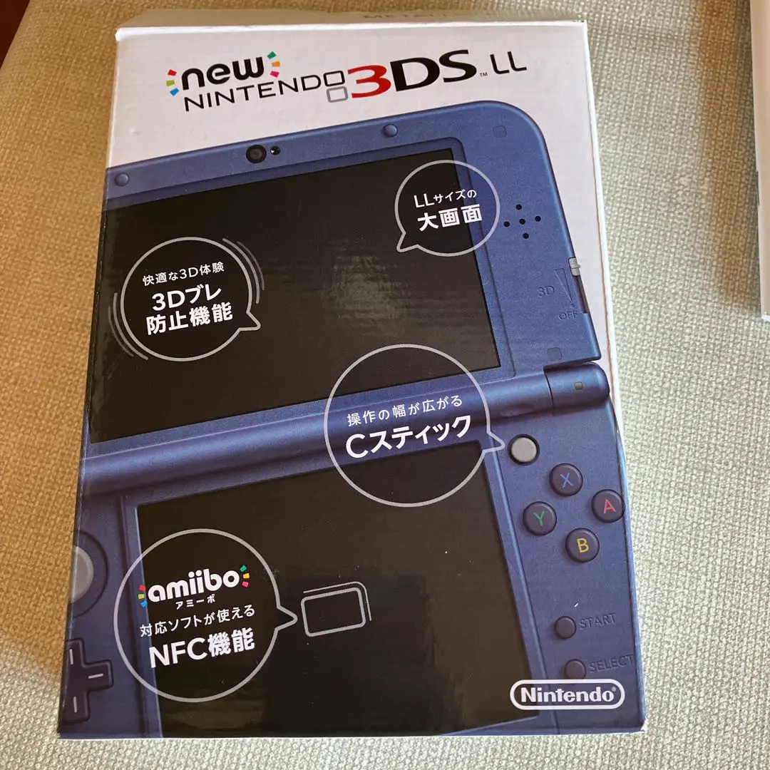 箱説なし】Newニンテンドー3DS LL:メタリックブルー(REDSBAAA