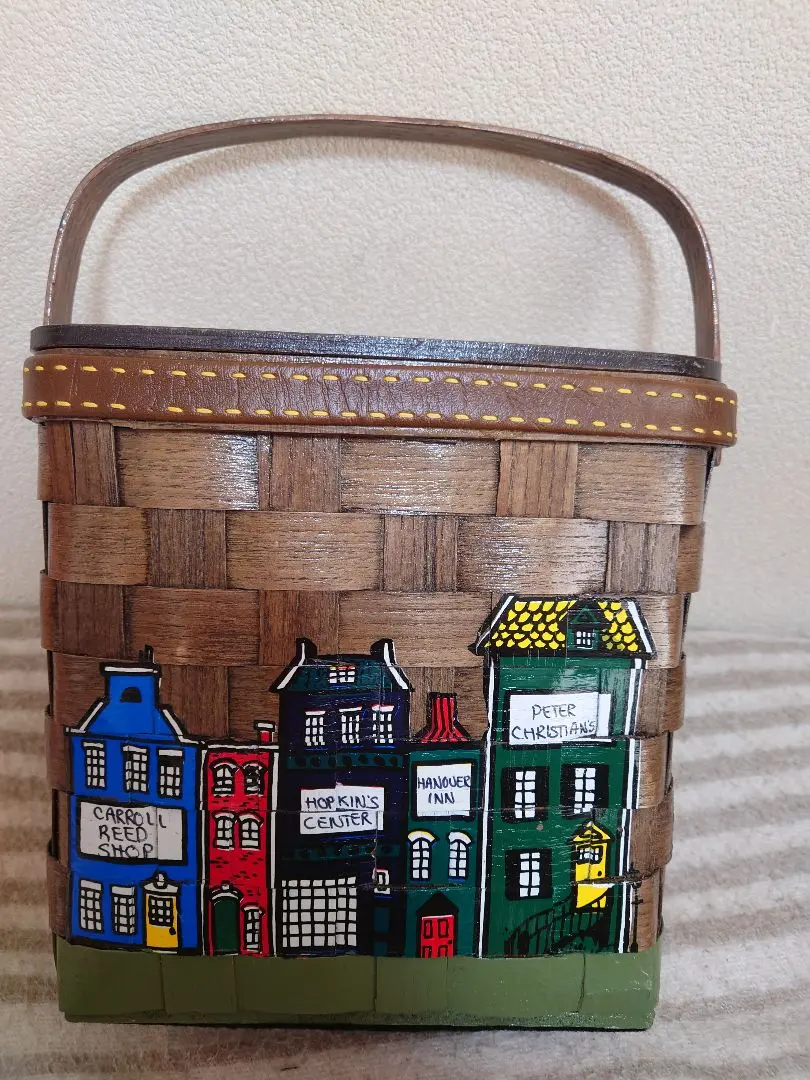 Caro-Nan カロナン バスケット カゴバスケット Basket カゴバッグ Caro-Nan バスケットバッグ - 古着屋グレープフルーツ ムーン