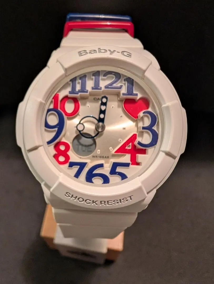 【新品未使用】CASIO BABY-G BGA-130TR-7BJF CASIO Baby-G Kawaii Black & Pink & Heart wristwatch analog