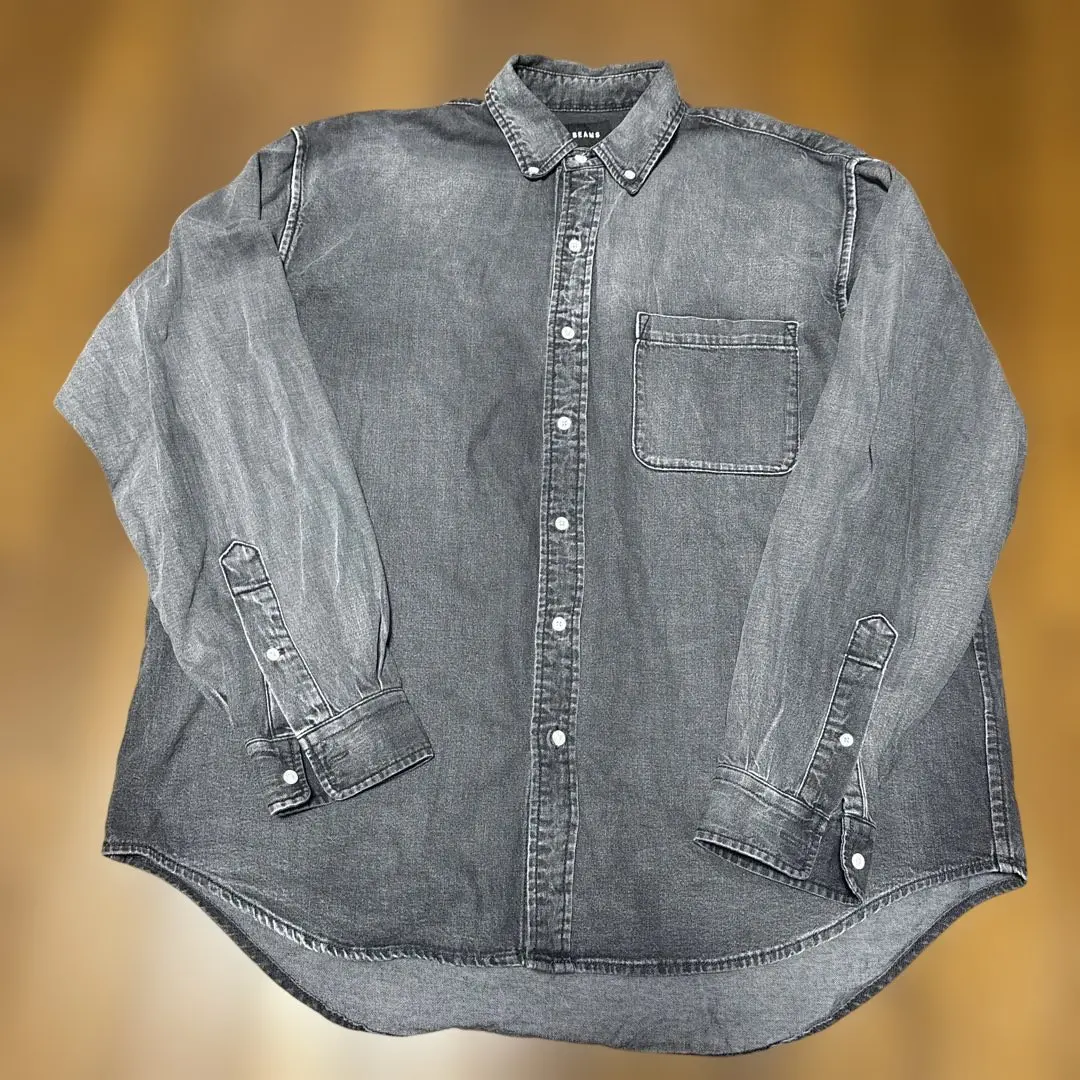 Thumbnail of BEAMS Gray Denim Shirt M