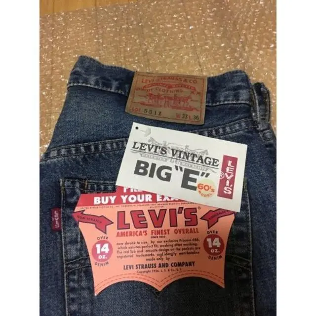 新品未使用タグ付き　リーバイス551ZXX W33 Levi's VINTAGE CLOTHING リーバイス 米国製 551ZXX 1961モデル