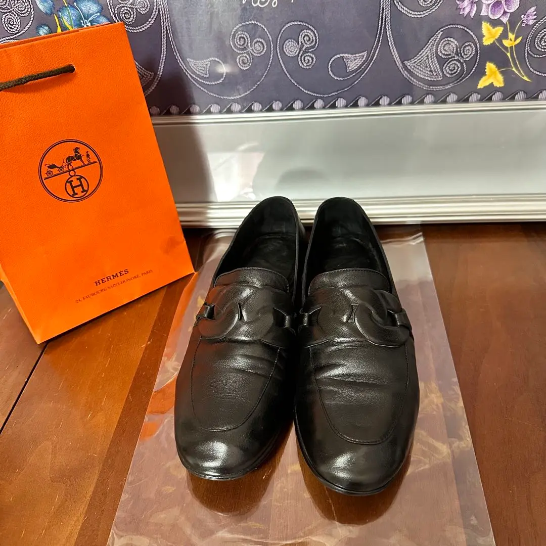 美品✨エルメス ビットローファー モカシンパリ Hバックル 金具 ブラック 36 渋谷並木橋店】HERMES エルメス ローファー モカシン パリ 黒