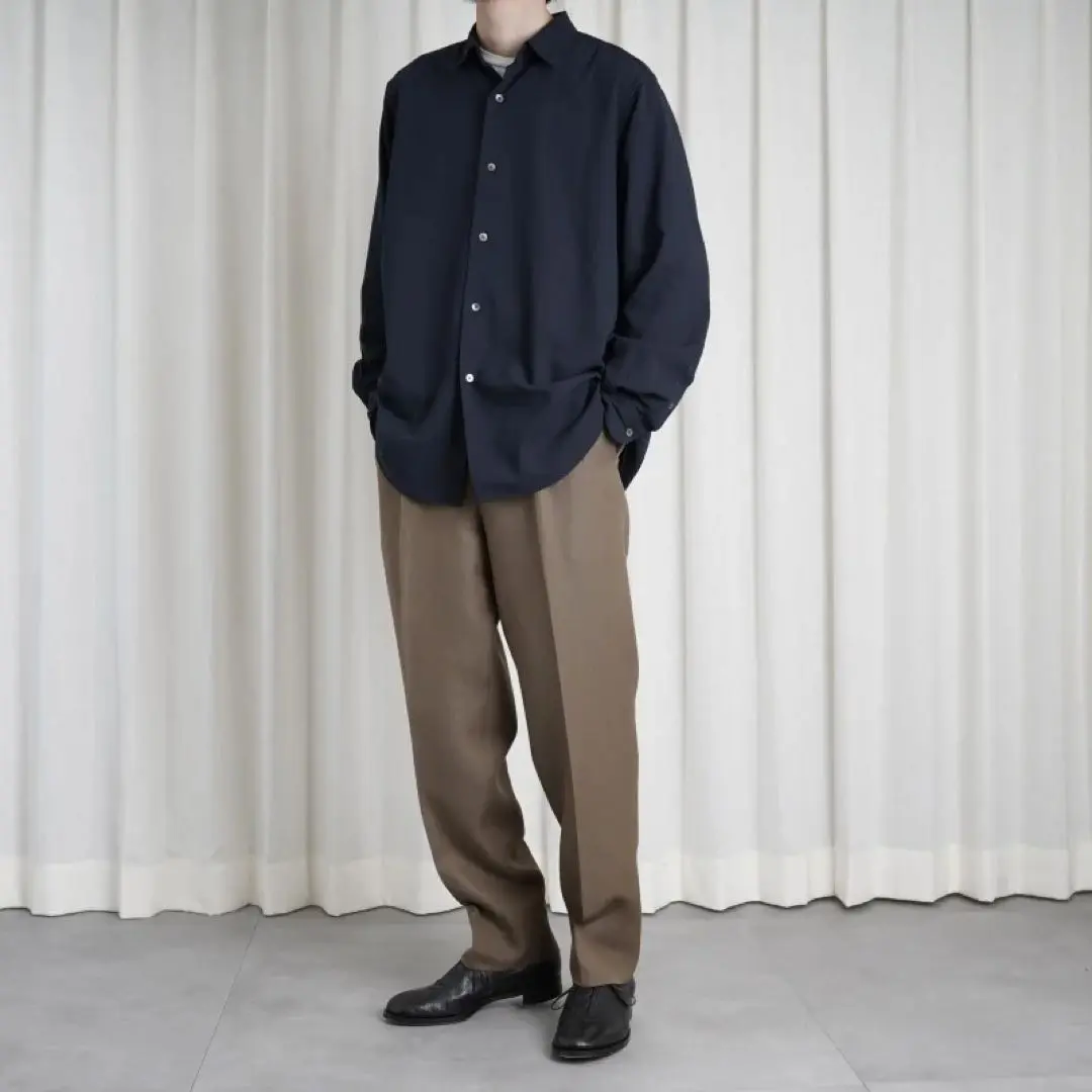 新品未使用HEUGN Aaron ウール100% trousers 13041401189-11.jpg