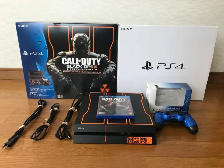 ps4 500gb本体 コントローラー1つBF4 BO3グラセフ5